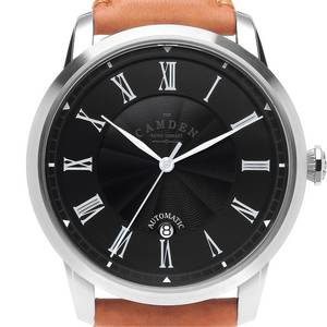 No.29 Automatic Steel, Black and Tan