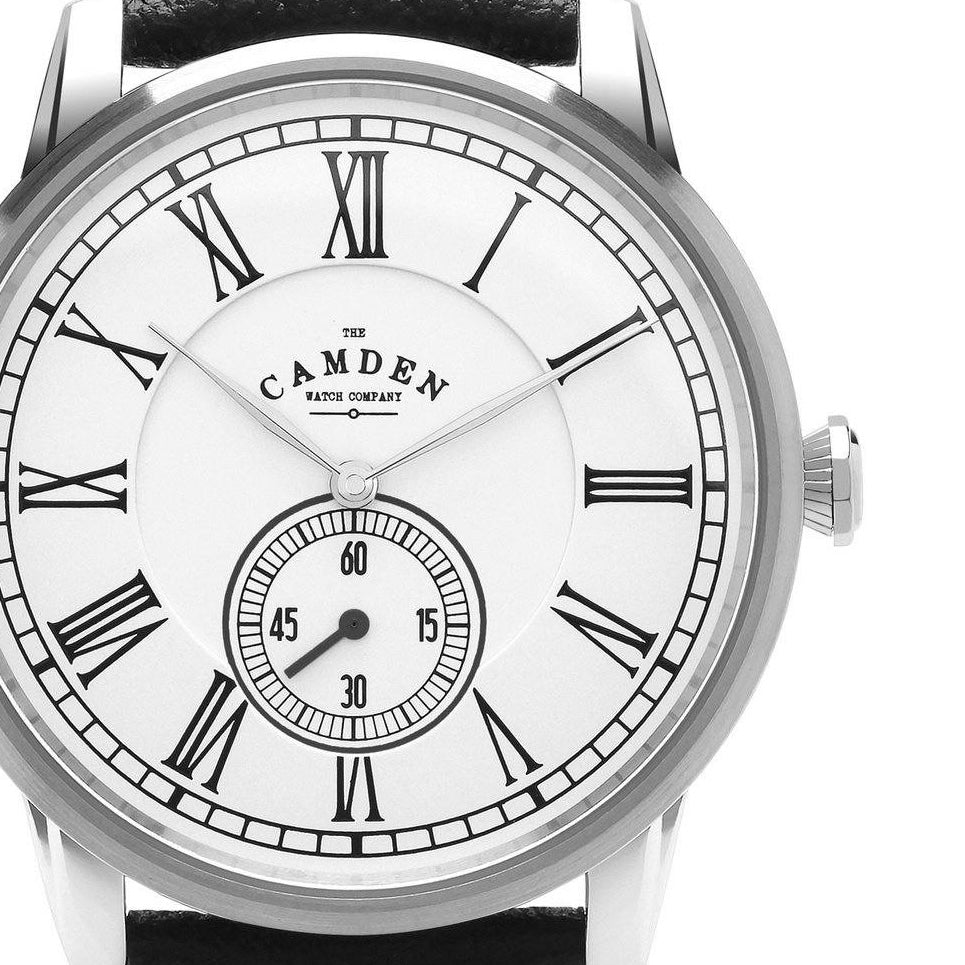 Camden Watch Company Mens Watch Steel and Black