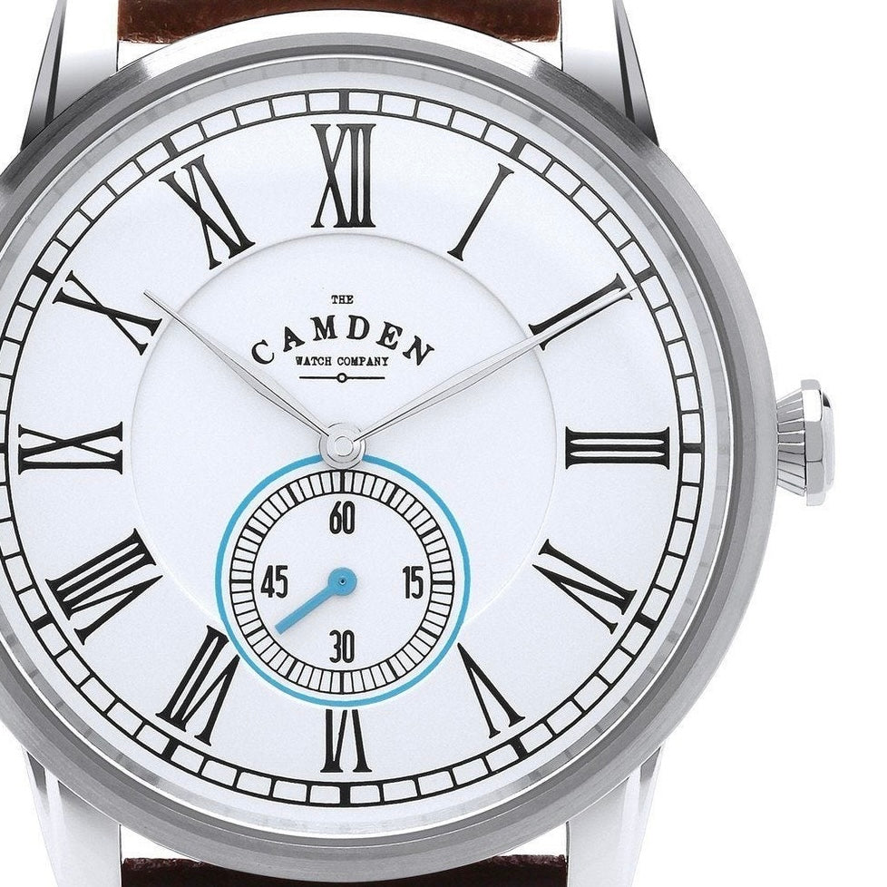 No.29 Gents Camden Watch Steel, Brown And Blue