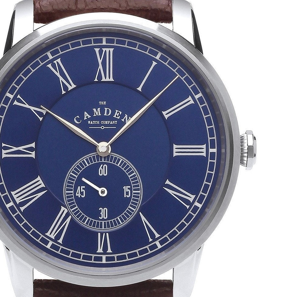 No.29 Gents British Watch Brown strap And Blue Dial