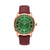 No.29 Automatic Rose Gold, Green and Oxblood