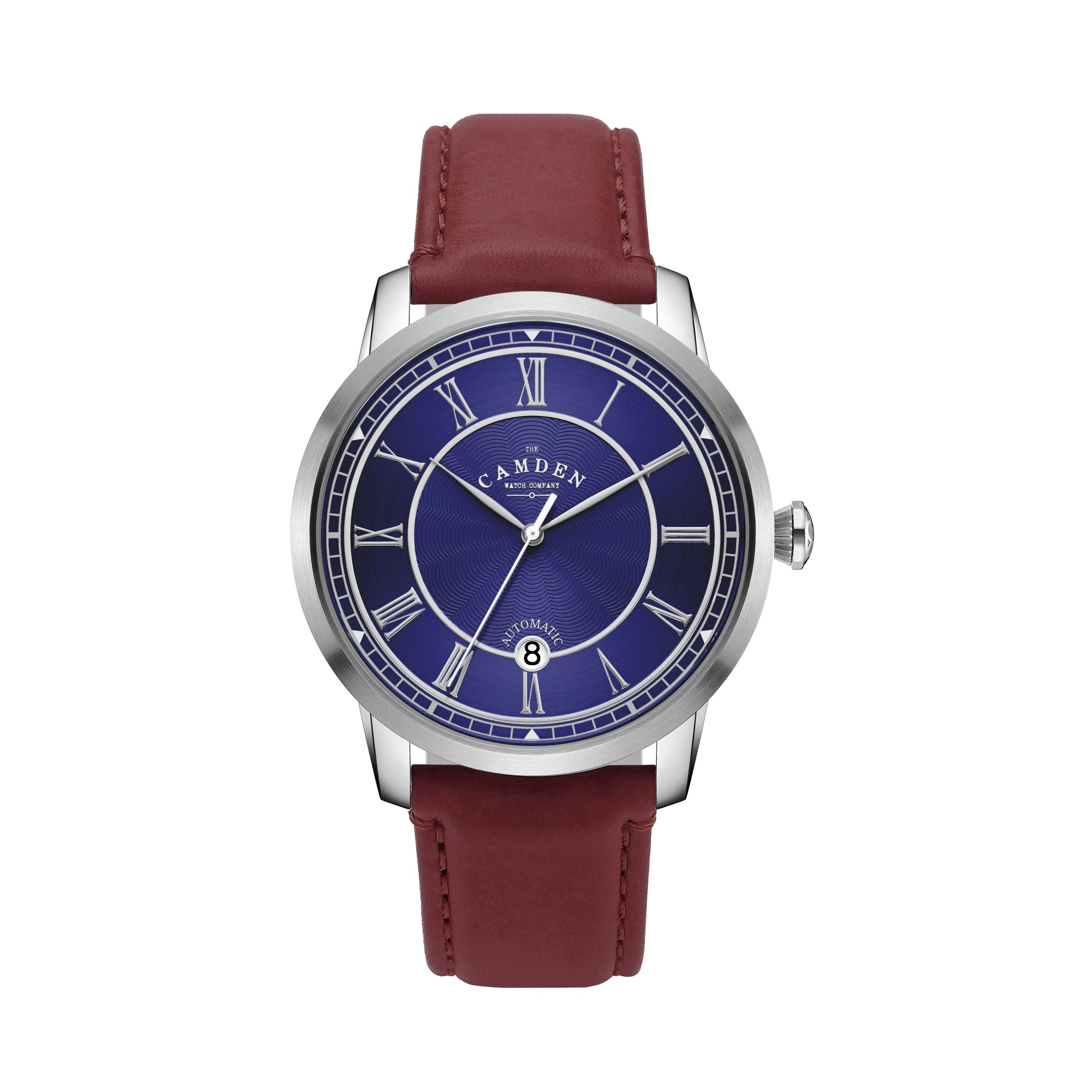 No.29 Automatic Steel, Navy and Oxblood