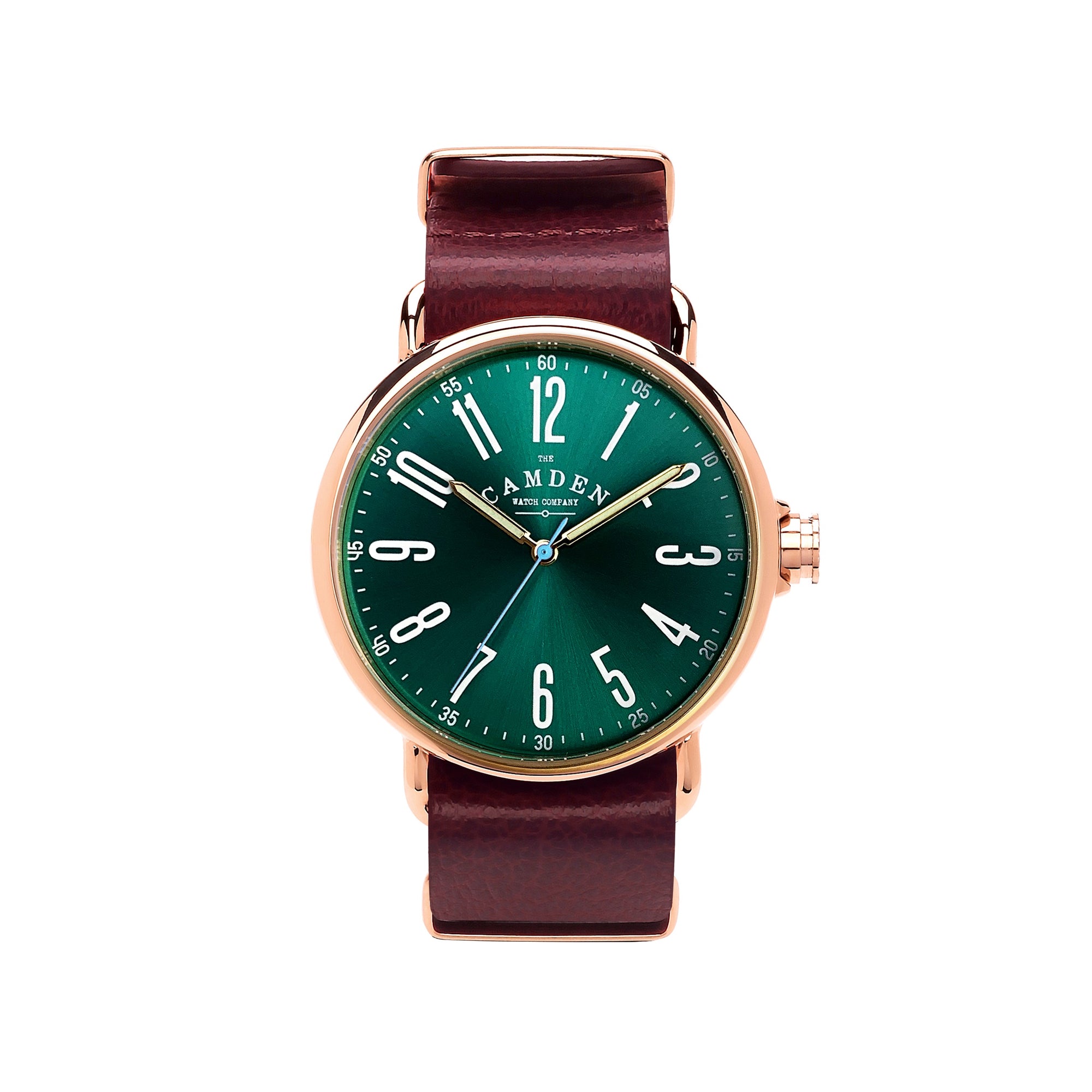 No.88 Rose Gold, Green and Oxblood Leather