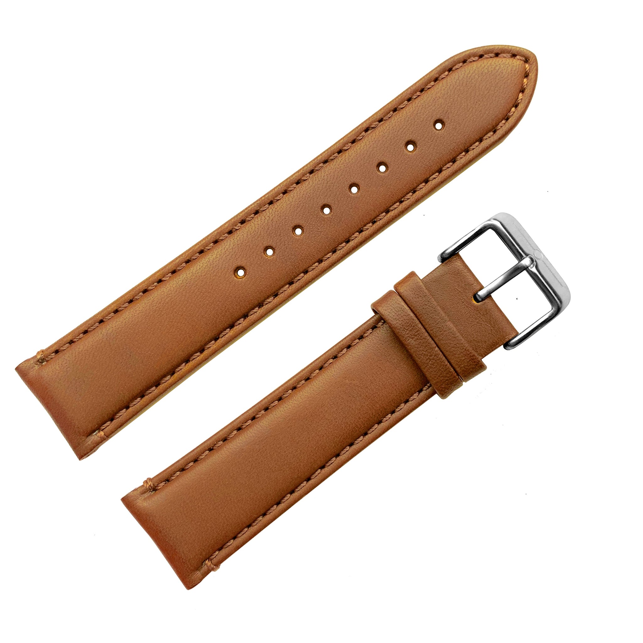 No.29 Italian Leather Tan Strap Tang Buckle - The Camden Watch Company